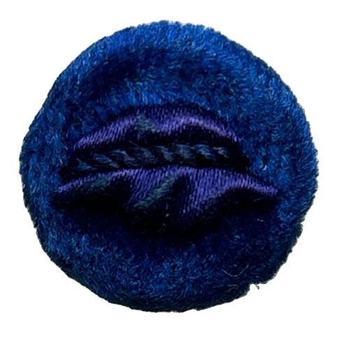 Antique fancy top blue velvet - antique,