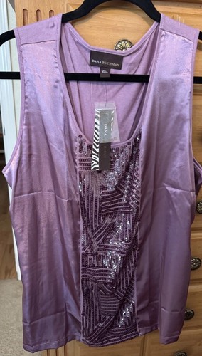 Nwt dana buckman sequins tank - dana,